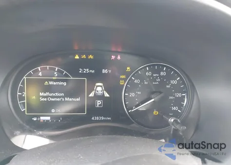 2022 Nissan Kicks Sv Xtronic Cvt z USA, uszkodzony, nr VIN 3N1CP5CV1NL475750